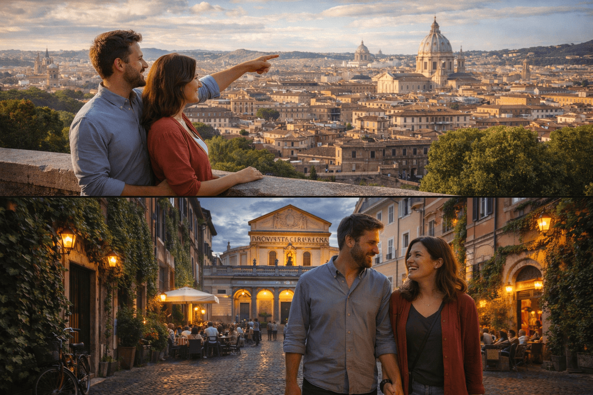 Rome Breathtaking Views from the Janiculum and a Stroll through Trastevere
