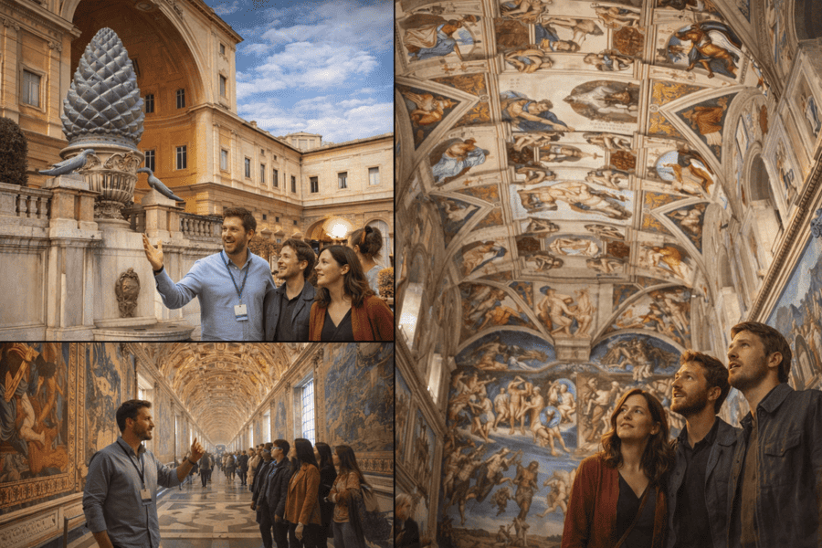 Los Museos Vaticanos y la Capilla Sixtina tour guiado
